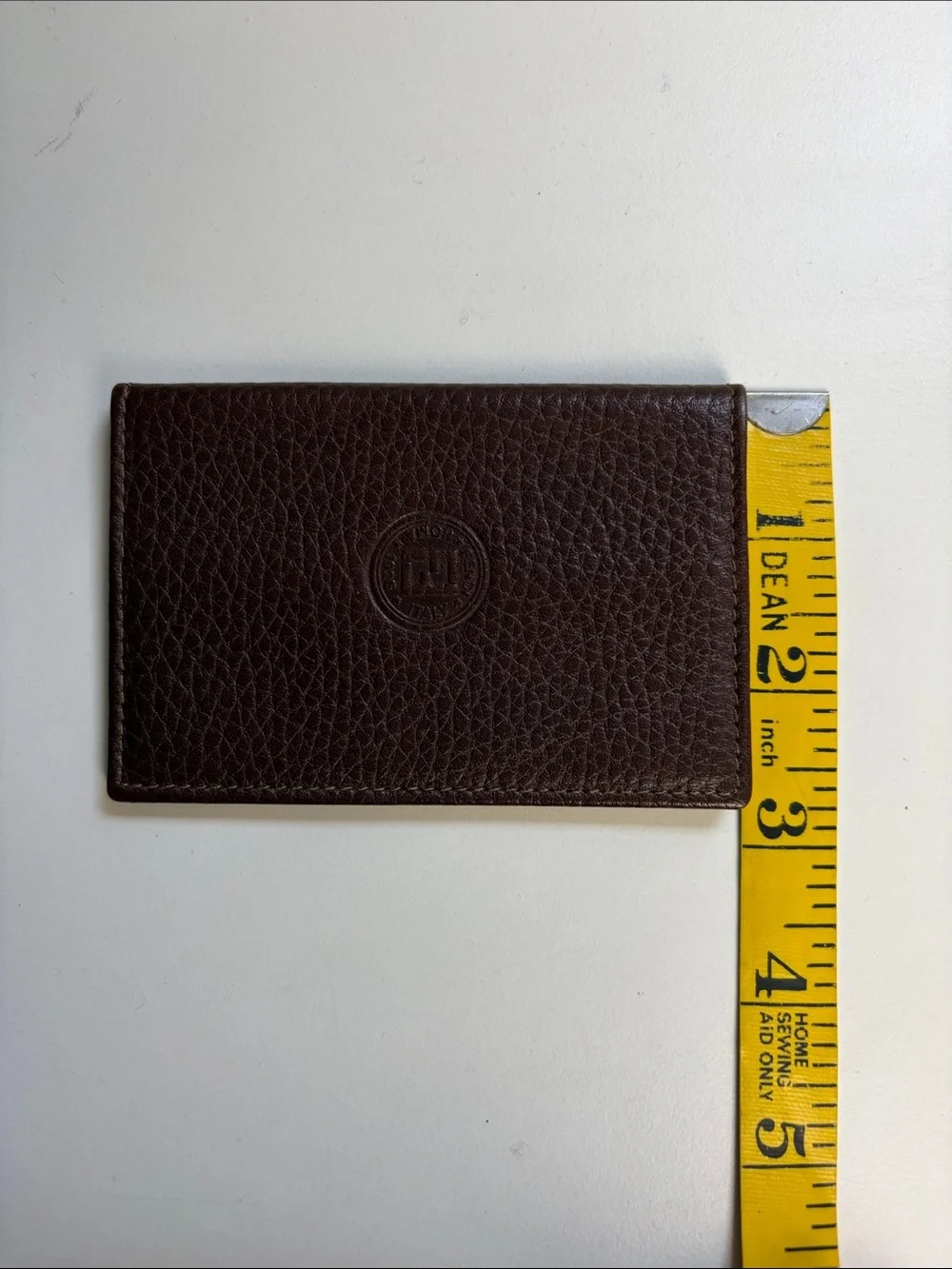 Fendi Leather Card Holder